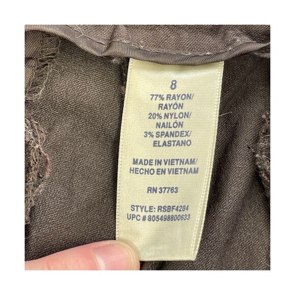 Rafaella Classic Brown Dress Pants Women’s Size 8 (32x29) - Picture 3 of 9